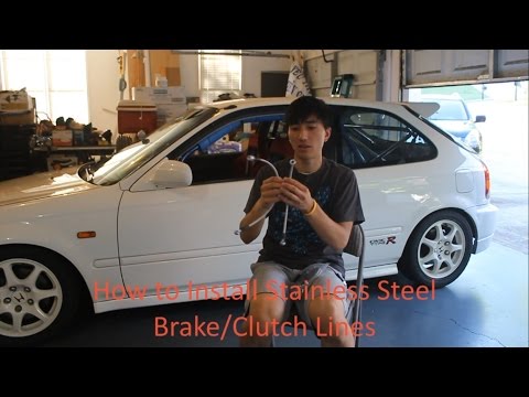 How to Install Stainless Steel Brake & Clutch Lines with Michael Flare