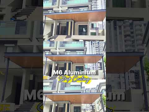 M6 ALUMINIUM STRIP CEILING @ KL