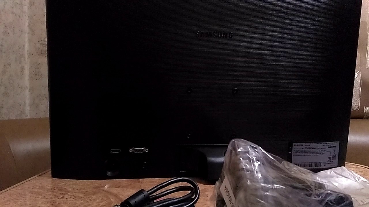 Монитор Samsung 21.5" S22F350FHI черный