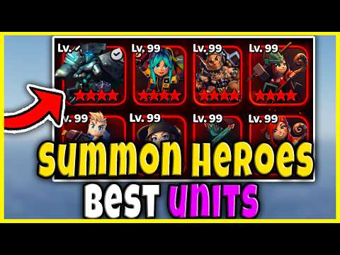 BEST UNITS in SUMMON HEROES FULL GUIDE TIER LIST Roblox