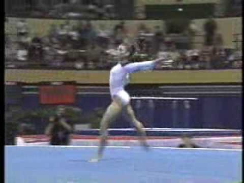 jamie dantzscher 1999 us world trials floor exercise