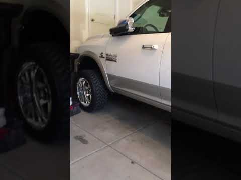 2018 ram 2500 leveled w/ 22x12 American force wheels