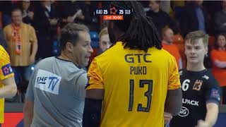 Kadetten-Benfica 2 mínútna víti á lokasek