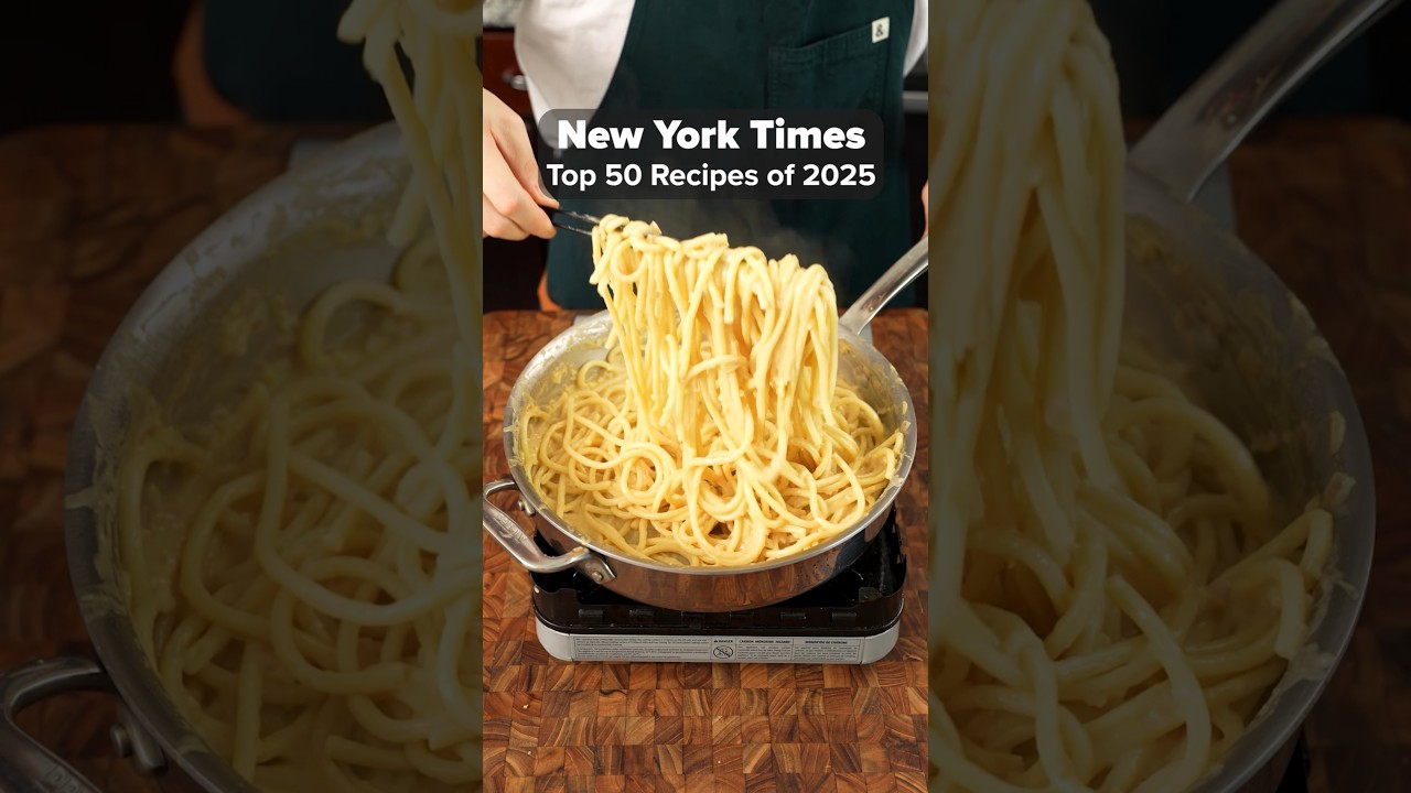 Cooking Every Recipe on the NYT Top 50 List of 2025 | Hummus Pasta #cooking #recipe