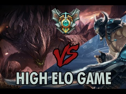 Tryndamere vs Malphite - High Elo Tryndamere Gameplay
