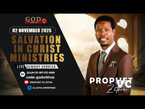 YOU ARE WATCHING LIVE SUNDAY SERVICE WITH PROPHET V.C ZITHA - 02 NOVEMBER 2025