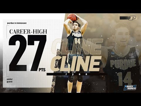 Purdue's Ryan Cline lit up Tennessee for 27 points in the Sweet 16