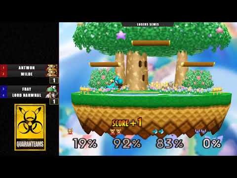 QuaranTEAMS ZPK Losers Semis - Fray & lord narwhal Vs. Antwon & Wilde -  SSB64