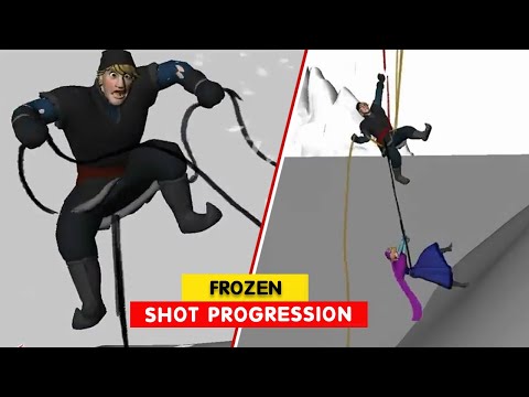 Frozen | Kristoff Shot Progression  | Animation Breakdowns | 3D Animation Internships