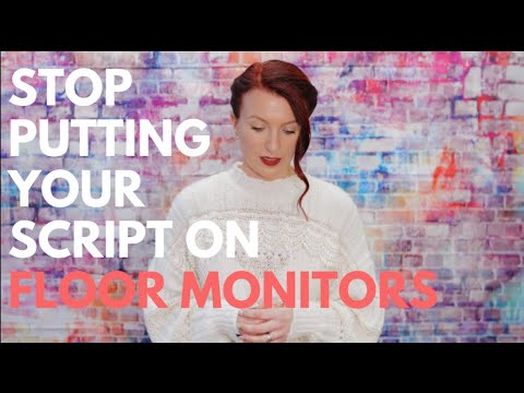 PRESENTING TIP - STOP PUTTING SCIPTS ON FLOOR MONITORS Video