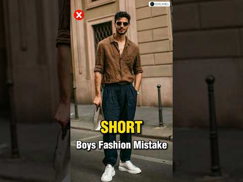 Short Boys Fashion Mistakes ❌ || #shorts #viral