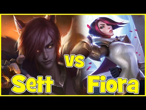 Sett vs Fiora (HOW TO CARRY YOUR LOW IQ JUNGLER 101) |v11.14