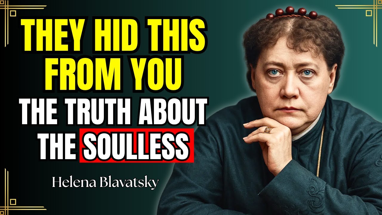 BANNED For Over 100 YEARS HELENA BLAVATSKY WARNED – Not Everyone Has A SOUL
