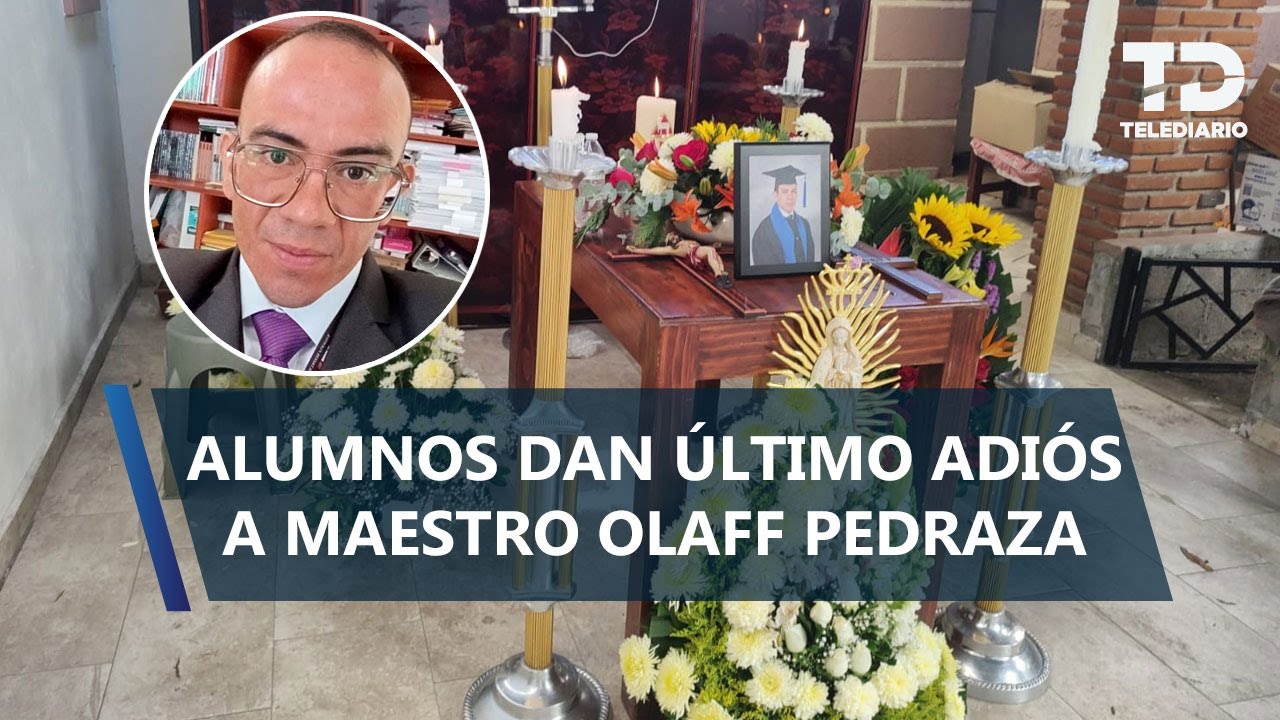 Entre aplausos y tristeza, dan último adiós al profesor Olaff