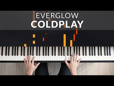 Everglow - Coldplay | Tutorial of my Piano Cover Video