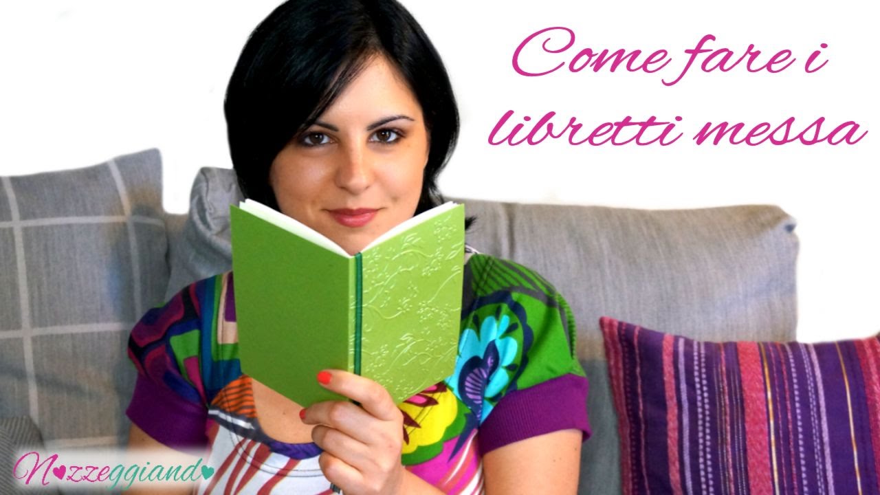 Come fare i libretti Messa Matrimonio  Tutorial fai da te Nozzeggiando