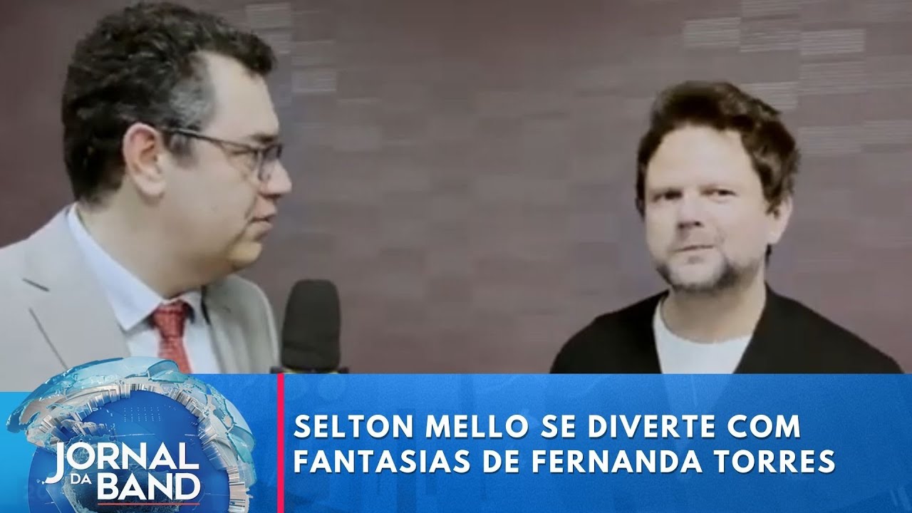Selton Mello se diverte com fantasias de Fernanda Torres no carnaval: 'Amei' | Jornal da Band