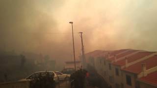 preview picture of video 'Incêndio na Madeira-Gaula-Santa Cruz 19\07\12'