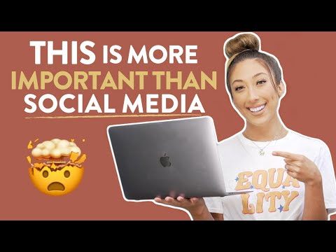 How To Start An Email List For Beginners | Why THIS is more important than social media growth