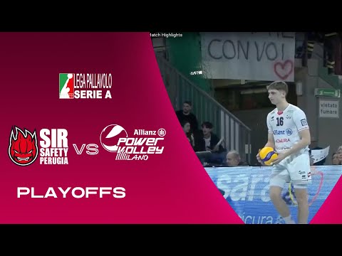 Perugia vs Milano | Highlights | SuperLega |  Playoffs