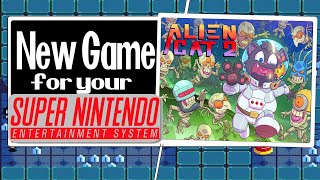 Alien Cat 2 -New Game for your Super Nintendo-  😸🐱‍🚀🚀
