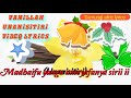 Vanillah Unanisitiri Official Video Music Lyrics