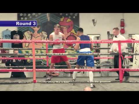 Thomas Rafferty v Ben Uzokwe novice under 20;s semi-final 2016