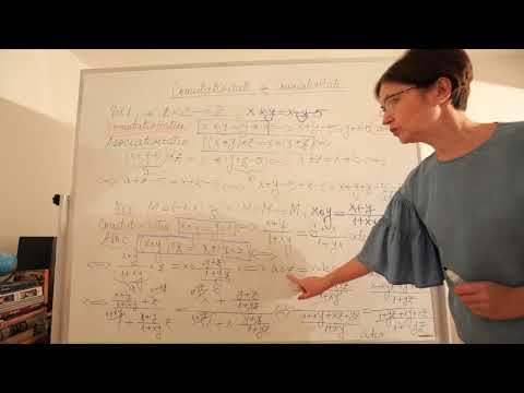 Asociativitate si comutativitate