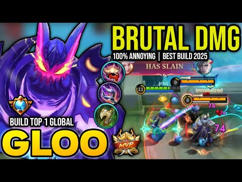 GLOO BEST BUILD 2025 | BUILD TOP 1 GLOBAL GLOO GAMEPLAY | MOBILE LEGENDS✓