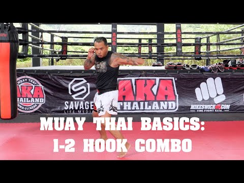 Muay Thai Basics: 1-2 Hook Combo - AKA Techniques
