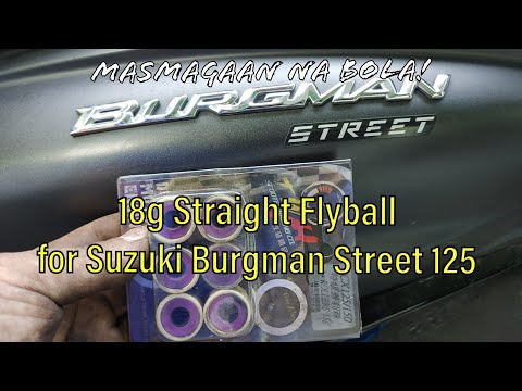 18g flyball/roller weight para sa Suzuki Burgman Street