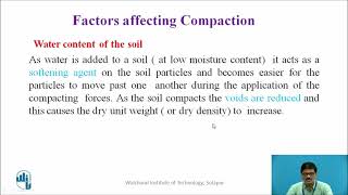 Factors affecting compaction