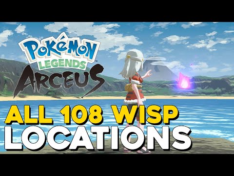 Pokemon Legends Arceus All 108 Wisp Locations How To Get Spiritomb (Eerie Apparitions In The Night)
