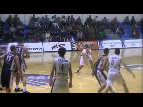 KKPirot  KK Zdravlje Leskovac 27 10 2012