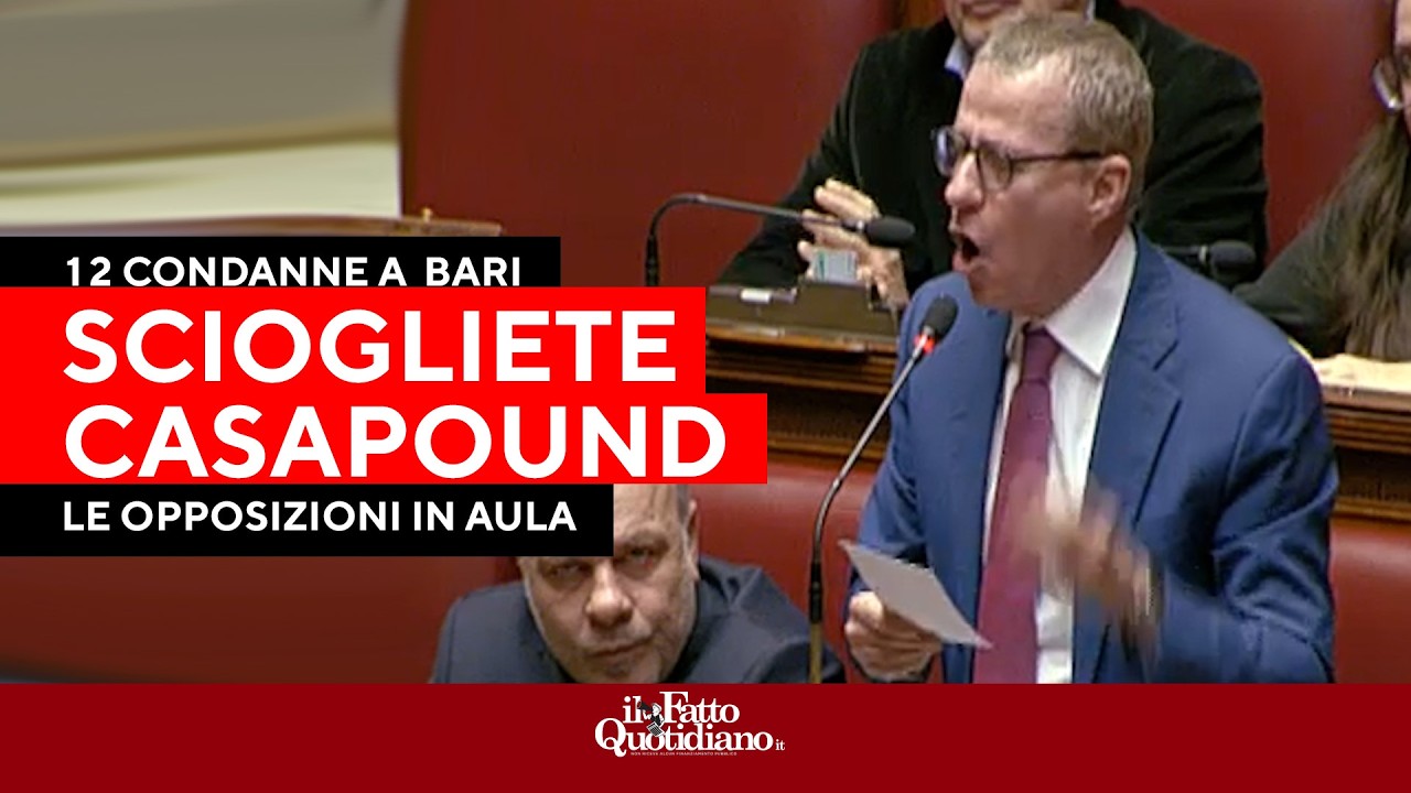 Casapound, 12 condanne per riorganizzazione del partito fascista. Le opposizioni: “Ora scioglierlo”