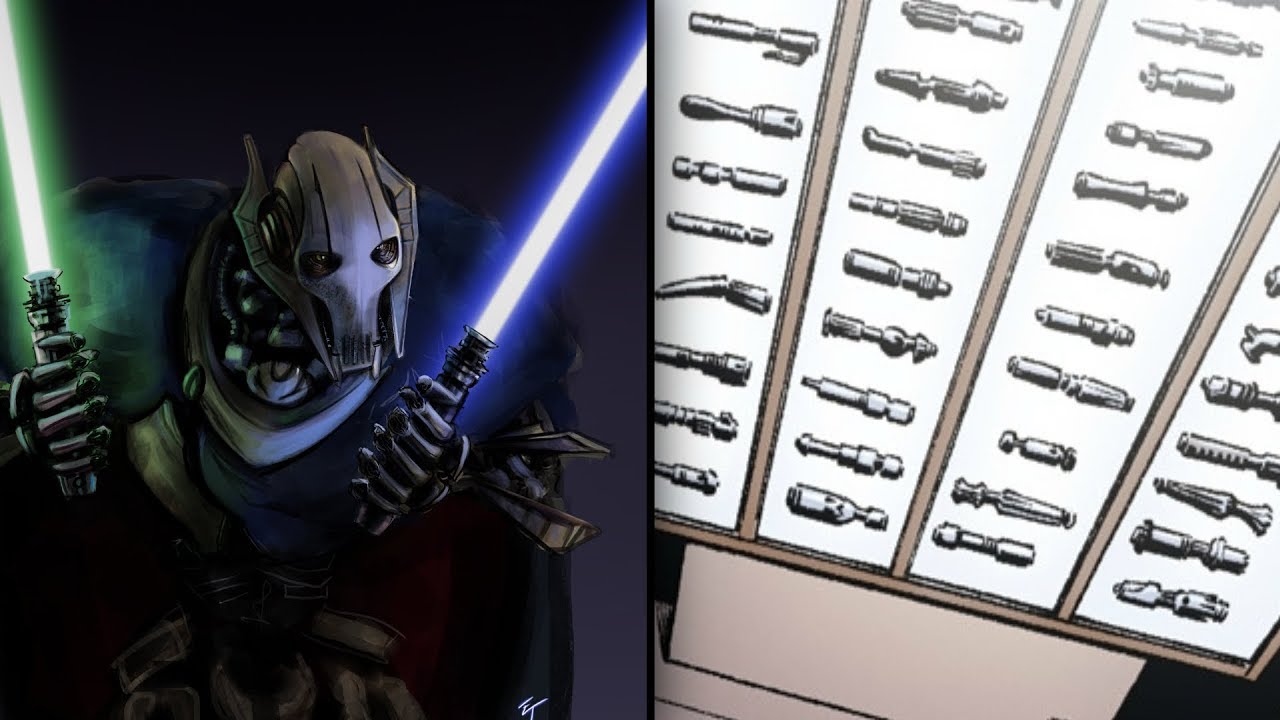 All the Fine Additions in Grievous' Lightsaber Collection [Legends] - Star Wars Explained