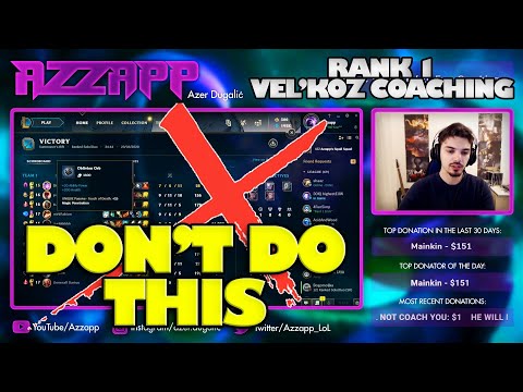 When Challenger coaches a Gold Vel'Koz player | FULL SESSION