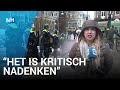 Demonstranten in Amsterdam: "Ze noemen ons complotgekkies"