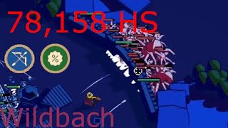 Thronefall | Wildbach | 78,158 High Score | 7 Mutators | v1.61