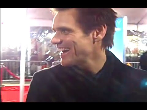 Jim Carrey at Yes Man Premiere! (Singing "Alrighty Then" Ace Ventura  song)