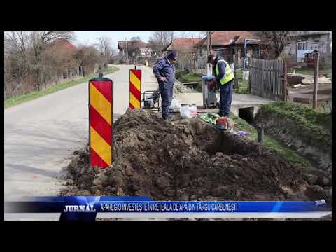 APAREGIO INVESTEȘTE ÎN REȚEAUA DE APĂ DIN TÂRGU CĂRBUNEȘTI