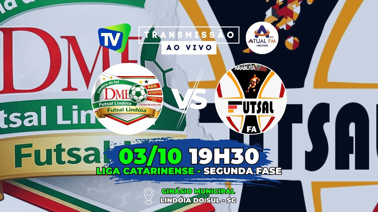 Liga Cat de Futsal 2026 - Juventude/Lindóia do Sul x Futsal Arabutã Pavan