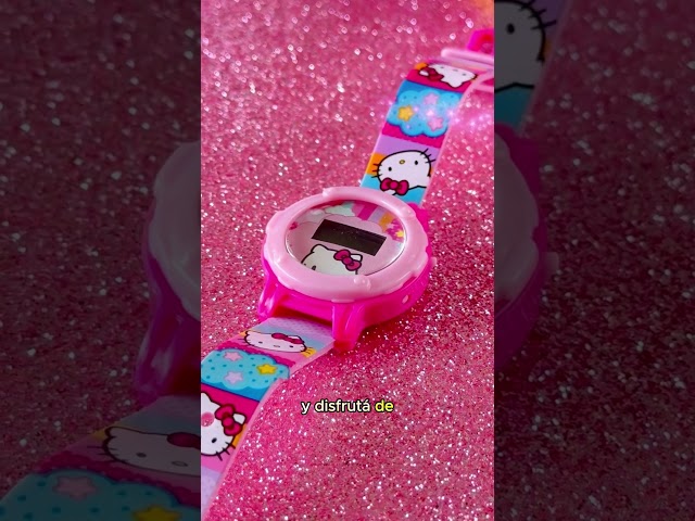 Vídeo relacionado con KIDS EUROSWAN SL Hello Kitty Reloj digital y pulsera Set