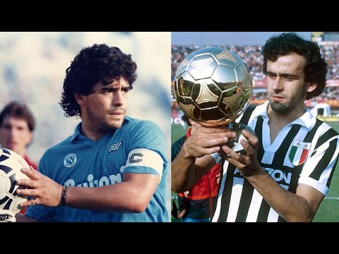 Pièce de résistance! ☆ Diego Maradona vs Michel Platini 720p