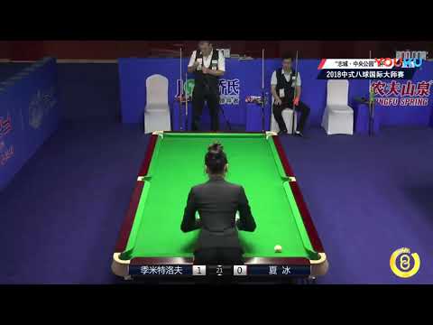 Stanimir Dimitrov (BUL) VS Xia Bing - World Chinese 8 Ball Masters Tour 2018-2019 Stop 2 Siping