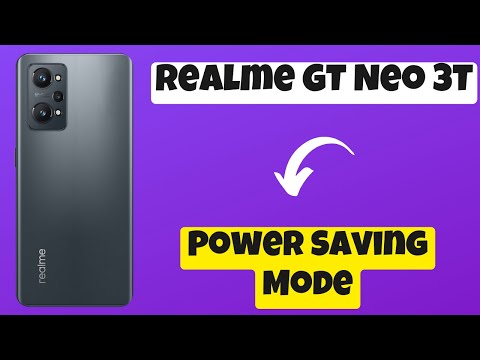 How to Use Power Saving Mode Realme GT Neo 3T || How To Enable Battery Saving mode