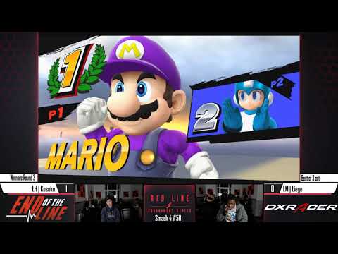Red Line Smash 50 - SM | Liege (MegaMan) Vs. LH | Kosoku (Mario)