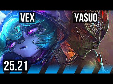VEX vs YASUO (MID) | KR Master | 25.21