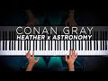 Heather x Astronomy MASHUP - Conan Gray (Piano Cover by The Theorist)