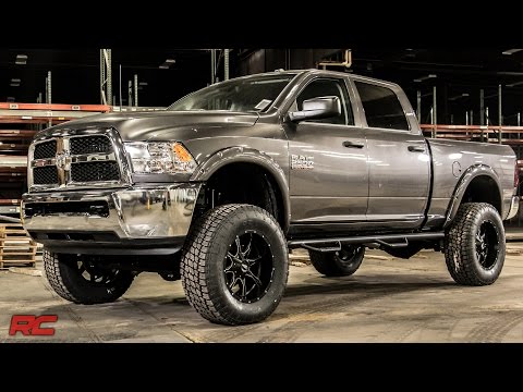 2010-2017 Ram 2500/3500 Fender Flares with Rivets by Rough Country